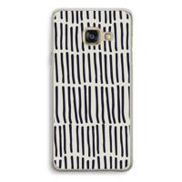 Moroccan stripes: Samsung Galaxy A3 (2016) Transparant Hoesje - thumbnail