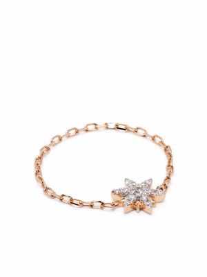 Djula bague Sun en or rose 18ct ornée de diamants