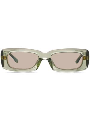 Linda Farrow x Linda Farrow Military lunettes de soleil - Vert