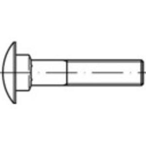 TOOLCRAFT 111528 Platbolschroef M6 10 mm Vierkant DIN 603 Staal Galvanisch verzinkt 500 stuk(s)