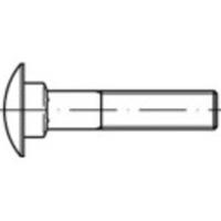 TOOLCRAFT 111528 Platbolschroef M6 10 mm Vierkant DIN 603 Staal Galvanisch verzinkt 500 stuk(s)