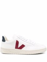 VEJA baskets lacées V-12 à empiècements contrastants - Blanc