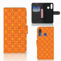 Huawei P30 Lite (2020) Telefoon Hoesje Batik Oranje