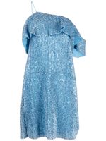 Stine Goya robe courte Kenza à sequins - Bleu