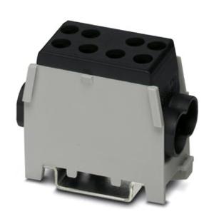 UDB 2x35/25 BK  (5 Stück) - Power distribution block (rail mount) UDB 2x35/25 BK