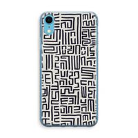 Moroccan Print: iPhone XR Transparant Hoesje