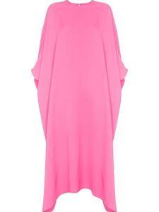 Valentino Garavani robe-cape à coupe évasée - Rose