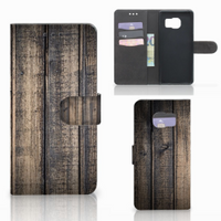 Samsung Galaxy S7 Edge Book Style Case Steigerhout