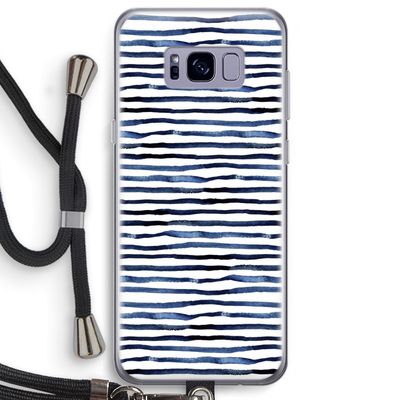 Verrassende lijnen: Samsung Galaxy S8 Plus Transparant Hoesje met koord