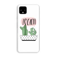 I love cacti: Pixel 4 XL Transparant Hoesje