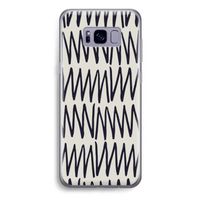 Marrakech Zigzag: Samsung Galaxy S8 Plus Transparant Hoesje