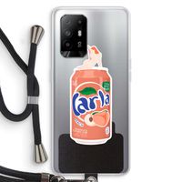 S(peach)less: Oppo A95 5G Transparant Hoesje met koord