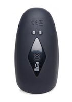 8X Vibrerende Silicone Penis Stimulator - Zwart