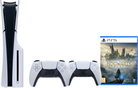 PlayStation 5 Slim Disc Edition + Hogwarts Legacy + Extra Controller Wit - thumbnail