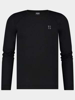 Poederbaas Thermoshirt Heren Lightweight Zwart-L