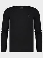Poederbaas Thermoshirt Heren Lightweight Zwart-XXL