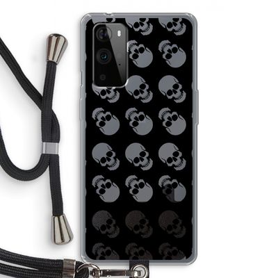 Musketon Skulls: OnePlus 9 Pro Transparant Hoesje met koord