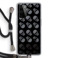 Musketon Skulls: OnePlus 9 Pro Transparant Hoesje met koord