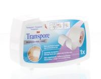 3M Transpore hechtpleister 5m x 25mm 3M Transpore hechtpleister 5m x 25mm