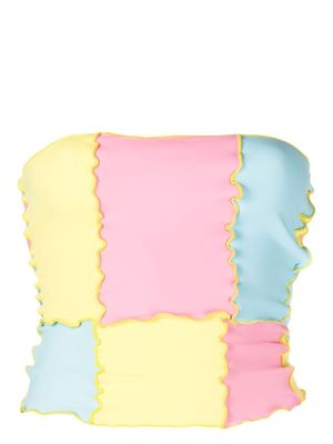 sherris haut bandeau à design colour block - Multicolore