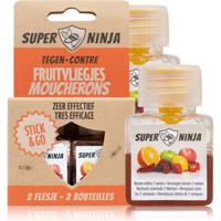 SuperNinja fruitvliegjes vanger - FFN49215 - 2 vallen