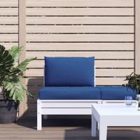 VidaXL Palletkussens 2 st oxford stof blauw