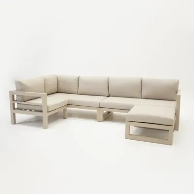 Grosso hoekbank 4 delig beige