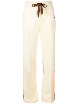 Wales Bonner pantalon de jogging à empiècements contrastants - Jaune