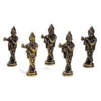Minibeeldje Krishna (4 cm) - thumbnail
