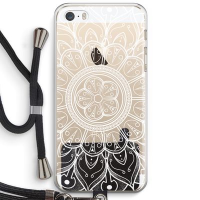 Roses Are Red: iPhone 5 / 5S / SE Transparant Hoesje met koord
