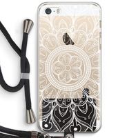Roses Are Red: iPhone 5 / 5S / SE Transparant Hoesje met koord
