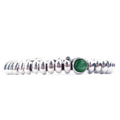 Qoss Armband Liv Smaragd Bol - Maat L