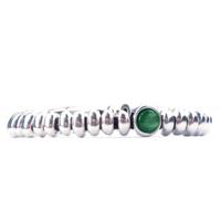 Qoss Armband Liv Smaragd Bol - Maat L