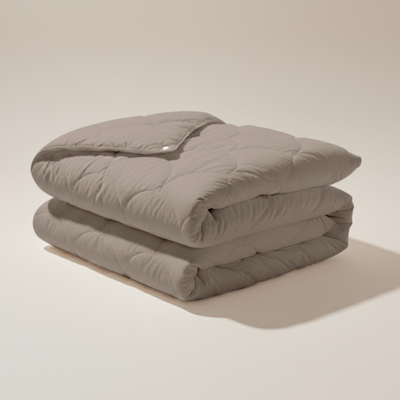 Sale: -40% | Wasbaar Easy Dekbed Zonder Overtrek - Zonder Overtrek - 4 Seizoenen - Taupe - Dekbed-Discounter.nl