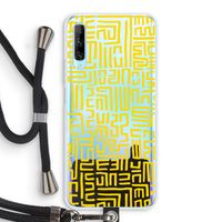 Majorelle Blue Print: Huawei P Smart Pro Transparant Hoesje met koord