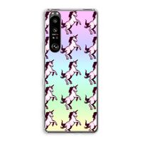 Musketon Unicorn: Sony Xperia 1 III Transparant Hoesje