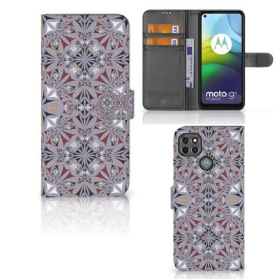 Motorola Moto G9 Power | Bookcase | Flower Tiles