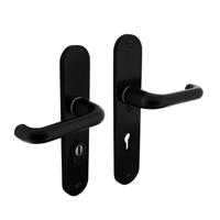 Intersteel AchterdeurbeslagAurano PC 72mm kerntrekbeveiliging aluminium zwart - 0023.379736