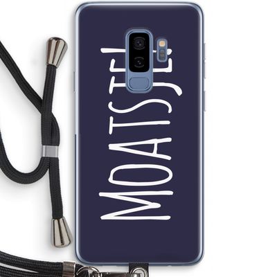 Moatsje!: Samsung Galaxy S9 Plus Transparant Hoesje met koord