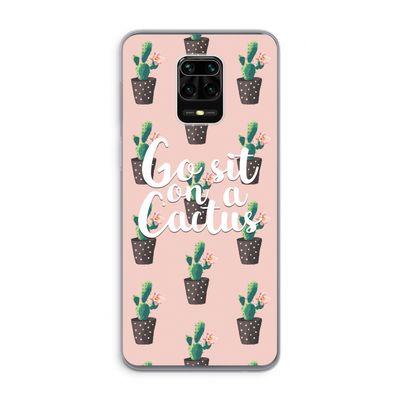Cactus quote: Xiaomi Redmi Note 9 Pro Transparant Hoesje