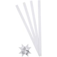 Creativ Company Vlechtstroken, l: 45 cm, b: 10 mm, d 4,5 cm, wit, 100 stroken/ 1 doos