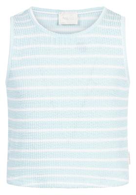 Top Daira Stripe Pes Aquamarine