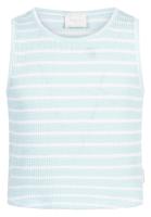 Top Daira Stripe Pes Aquamarine