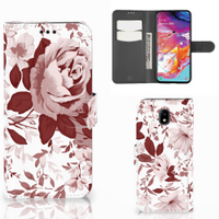 Hoesje Samsung Galaxy A70 Watercolor Flowers - thumbnail