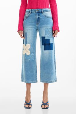 jeansbroek patch haken - BLUE - 36