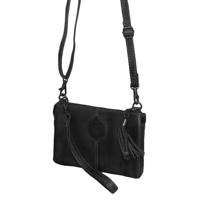 Bear Design Schoudertasje/Clutch Alessia Zwart Bear Design Schoudertasje/Clutch Alessia Zwart