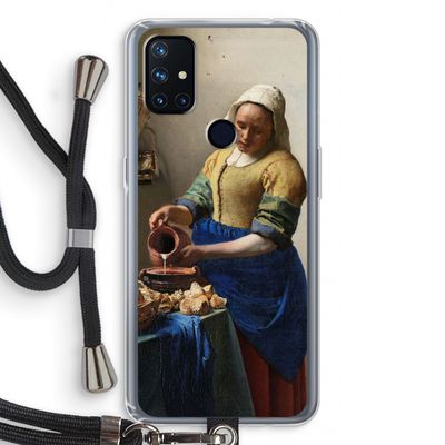 The Milkmaid: OnePlus Nord N10 5G Transparant Hoesje met koord