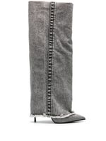 Le Silla bottines Andy en jean - Noir - thumbnail