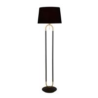 Searchlight VloerlampJazz 161cm zwart met goud - EU41432SB Searchlight VloerlampJazz 161cm zwart met goud - EU41432SB