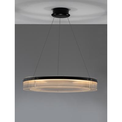 Lyora Design hanglampPauline zwart met glas Ø 85cm - 9695263